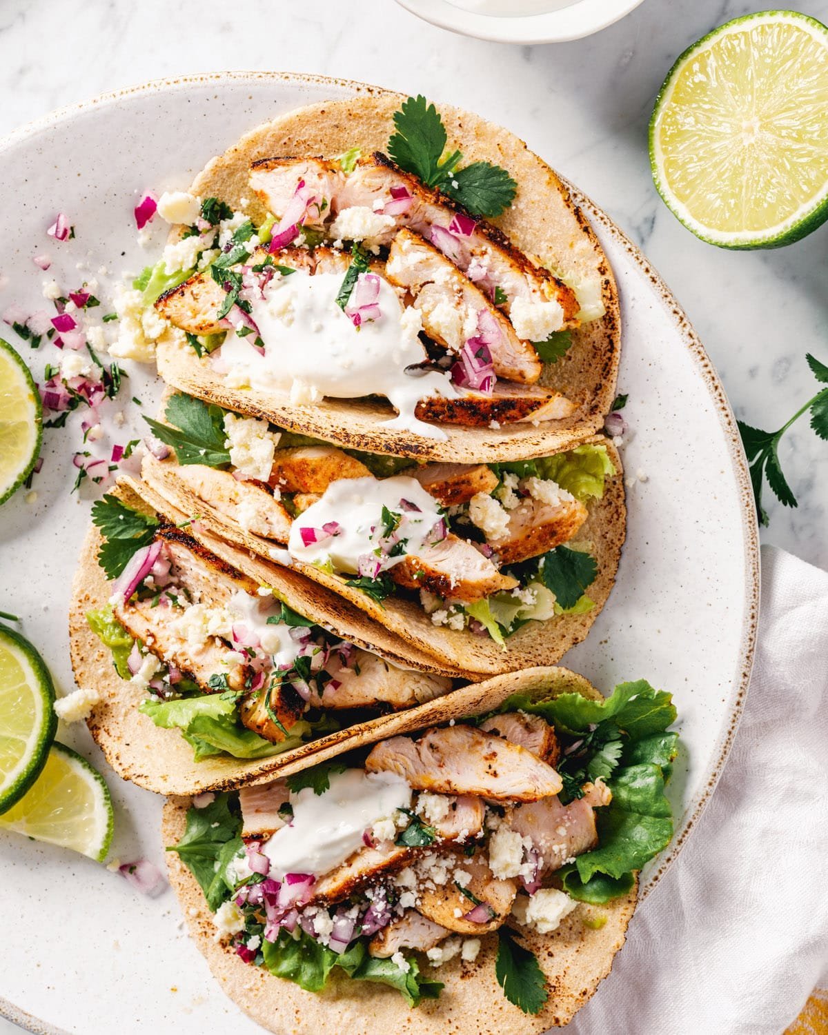 Chicken tacos