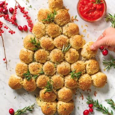 Christmas Tree Pull Apart Bread