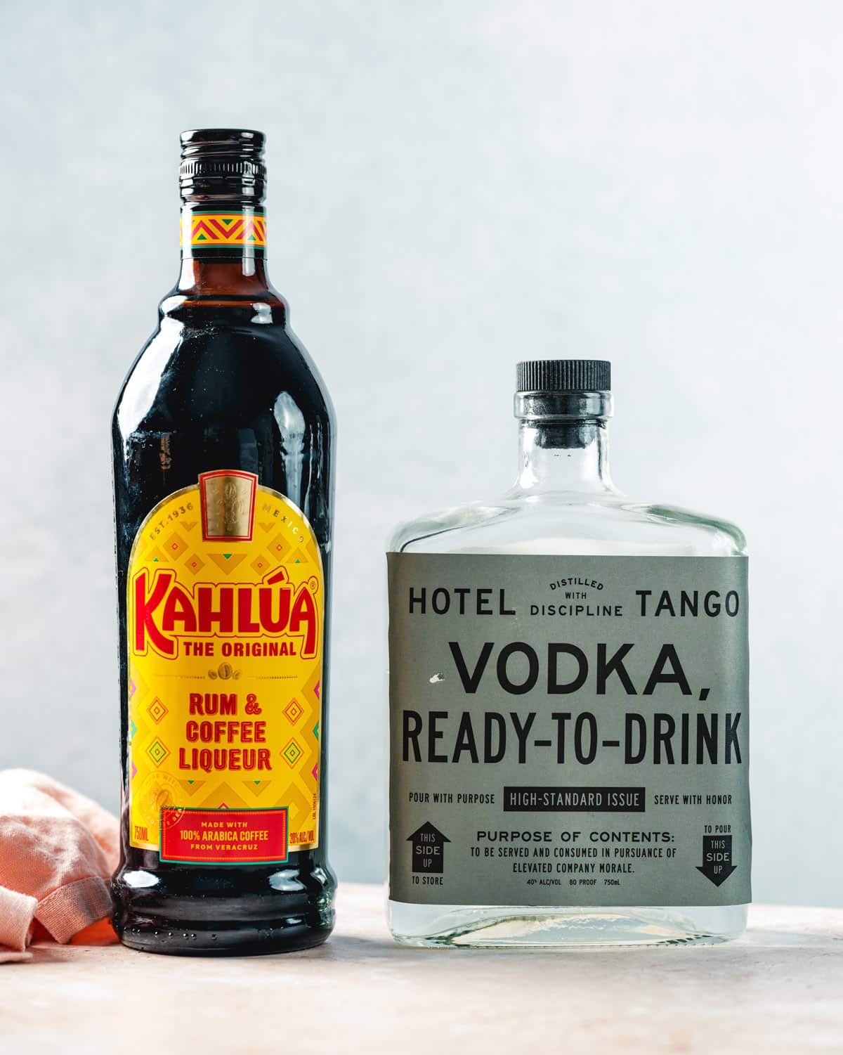 Mudslide ingredients