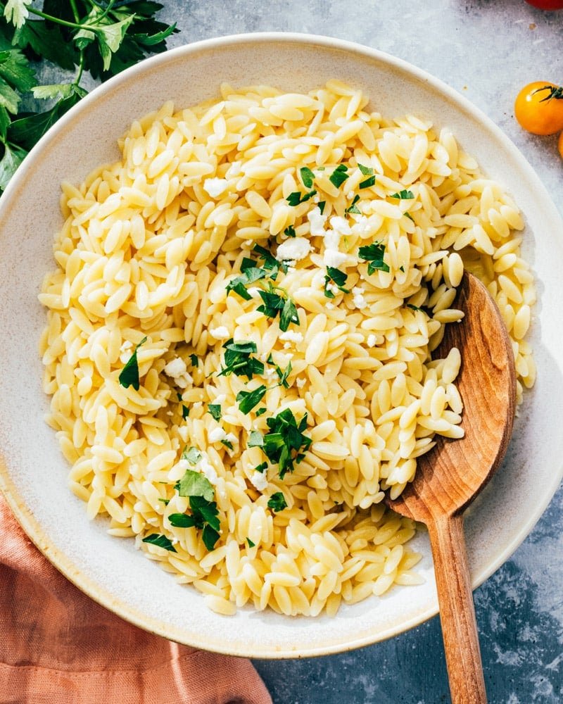 Lemon Butter Orzo