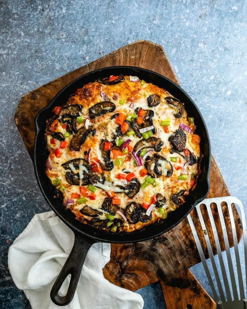 Cast iron pizza
