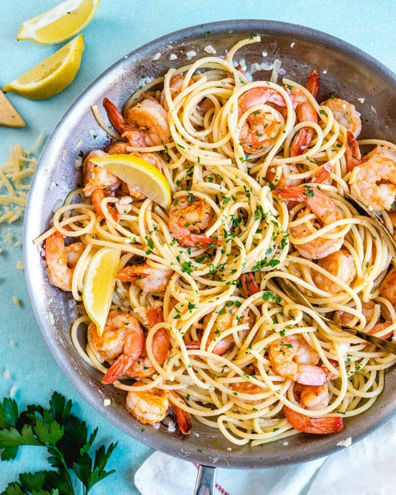 Shrimp pasta