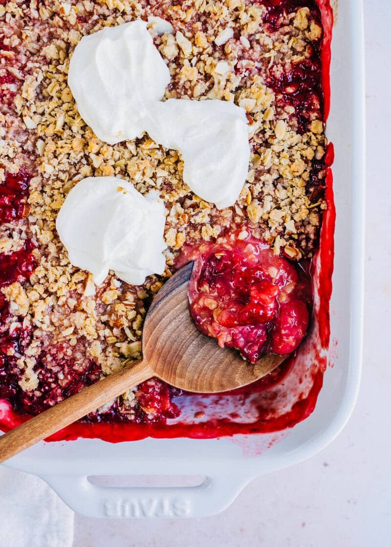 Strawberry Crumble